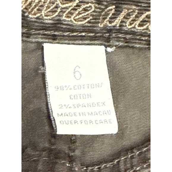 Abercrombie & Fitch Women's Pants Brown Corduroy Low Rise Straight Leg Size 6 - Picture 9 of 10